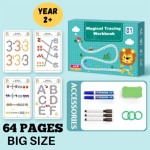 A4 Size 64 Pages Kids Tracing Book-Big Size