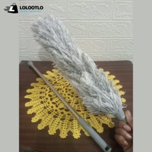 10 Feet Long Microfiber Feather Duster with Bendable Head & Scratch-Resistant Hat